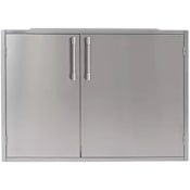 Alfresco 30 Inch Wide Built-In Outdoor Dry Pantry Stainless Steel