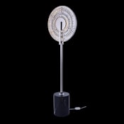 Allegri Catena 75" Tall LED Buffet Floor Lamp Polished Chrome