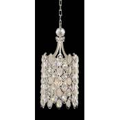Allegri Prive 3 Light 12" Wide Crystal Pendant 2-Tone Silver / Clear Firenze