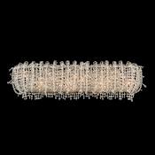 Allegri Cielo 34" Wide Bath Bar with Firenze Crystal Chrome