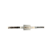 Allegri Athena 3 Light 40" Wide LED Bath Bar with Firenze Crystal Polished Nickel
