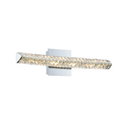 Allegri Aries 21" Tall LED Wall Sconce with Firenze Crystal Chrome