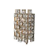 Allegri Piazze 3 Light 14" Tall Wall Sconce Brushed Champagne Gold