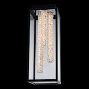 Allegri Lina Esterno 11" Wide LED Flush Mount Outdoor Ceiling Fixture Matte Black
