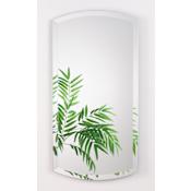 Alno Mirrors 15-1/8" W x 30" H Arched Frameless Bathroom Wall Mirror N/A