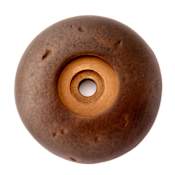 Alno Sierra 1-5/8" Diameter Distressed Rustic Solid Bronze Cabinet Knob Backplate Escutcheon Rosette Dark Bronze