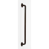 Alno Sierra 12" Center to Center Distressed Rustic Farmhouse Solid Bronze Appliance Handle / Appliance Pull Dark Bronze