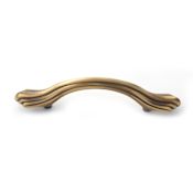 Alno Venetian 3" Center to Center Luxury Solid Brass Arch Bow Cabinet Handle / Drawer Pull Antique English Matte