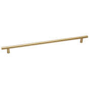 Alno Vita Bella 12" Center to Center Euro Modern Smooth Bar Appliance Handle / Appliance Pull Champagne