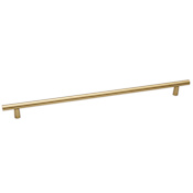 Alno Vita Bella 18" Center to Center Euro Modern Smooth Bar Appliance Handle / Appliance Pull - Made in Italy Champagne