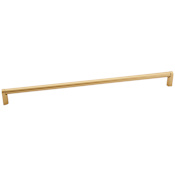 Alno Alta Moda 12" Center to Center Modern Smooth Round Cabinet Handle / Drawer Pull Champagne