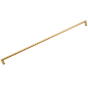 Alno Alta Moda 18" Center to Center Modern Smooth Round Large Cabinet Handle / Large Drawer Pull Champagne