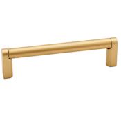 Alno Alta Moda 3" Center to Center Modern Smooth Round Cabinet Handle / Drawer Pull - Made in Italy Champagne