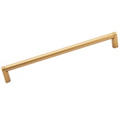 Alno Alta Moda 8" Center to Center Modern Smooth Round Cabinet Handle / Drawer Pull Champagne