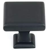 Alno Manhattan 1-1/4" Elegant Smooth Square Solid Brass Cabinet Knob / Drawer Knob Bronze