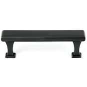 Alno Manhattan 3" Center to Center Solid Brass Modern Flat Bridge Style Cabinet Handle / Drawer Pull Bronze