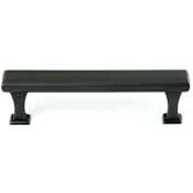 Alno Manhattan 3-1/2" Center to Center Solid Brass Flat Bar Cabinet Pull Bronze