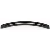 Alno Modern Slit Top 8" Center to Center Arch Bow Solid Brass Cabinet Handle / Drawer Pull Bronze