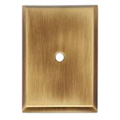 Alno Traditional 2-1/4" X 1-1/2" Escutcheon Backplate for Cabinet Knobs Antique English