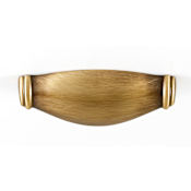 Alno Charlie's 3" Center to Center Contemporary Solid Brass Cabinet Cup Pull / Drawer Cup Pull Antique English
