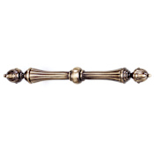 Alno Ornate 4-1/2 Inch Center to Center Bar Cabinet Pull Antique English