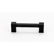 Alno Contemporary II 3-1/2" Center to Center Squared Block Solid Brass Cabinet Handle / Drawer Pull Bronze