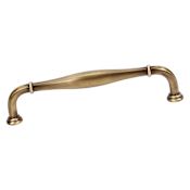 Alno Charlie's 6" Center to Center Traditional Solid Brass Cabinet Handle / Drawer Pull Antique English