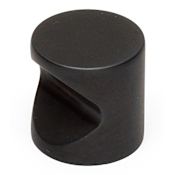 Alno Contemporary  - 3/4" Button Whistle Solid Brass Cabinet Knob / Whistle Drawer Knob Bronze