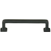 Alno Millennium 4" Center to Center Traditional Solid Brass Cabinet Handle / Drawer Pull Bronze