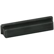 Alno Millennium 5" Center to Center Modern Square Solid Brass Cabinet Cup Pull / Drawer Cup Pull Bronze