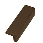 Alno Tab 4" Long Surface Mount Hole Cover Solid Brass Cabinet Handle / Drawer Pull Bronze