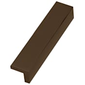 Alno Tab 6" Center to Center Rectangular Linear Solid Brass Surface Mount Cabinet Handle / Drawer Pull Bronze