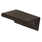 Alno Contemporary 3/4" Center to Center Surface Mount Solid Brass Angle Cabinet Knob / Drawer Knob Bronze