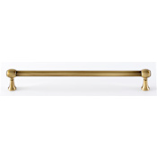 Alno Royale 8" Center to Center Traditional Solid Brass Cabinet Handle / Drawer Pull Antique English