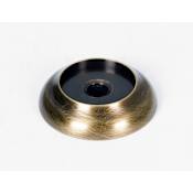 Alno Royale 1 Inch Diameter Cabinet Knob Backplate Antique English