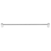 Alno Contemporary Bling 12" Center to Center Luxury Solid Brass Appliance Handle with Crystal Accents Polished Chrome