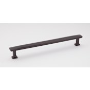Alno Cloud 12" Center to Center Modern Convex Bar Solid Brass Appliance Handle / Appliance Pull Bronze