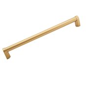 Alno Alta Moda 12" Center to Center Modern Smooth Round Appliance Handle / Appliance Pull Champagne