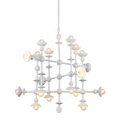 Alora Lighting Cadence 18 Light 30" Wide Sputnik Chandelier Antique White