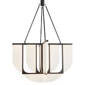 Alora Lighting Anders 30" Wide LED Abstract Chandelier Urban Bronze