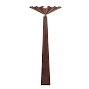 Alora Lighting Furrow 65" Tall Torchiere Floor Lamp Burgundy