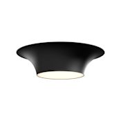 Alora Lighting Emiko 2 Light 16" Wide Flush Mount Ceiling Fixture Matte Black