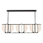 Alora Lighting Anders 59" Wide LED Abstract Chandelier Urban Bronze