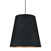 Alora Lighting Calor 3 Light 30" Wide Pendant Urban Bronze / Black / Gold