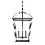 Alora Lighting Manor 4 Light 17" Wide Taper Candle Multi Light Pendant Urban Bronze