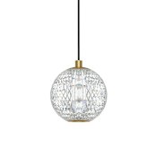 Alora Lighting Marni 4" Wide LED Mini Pendant Natural Brass