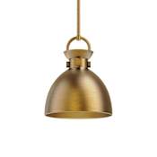 Alora Lighting Waldo 11" Wide Pendant Aged Gold