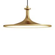 Alora Lighting Issa 12" Wide 3000K Mini Pendant Brushed Gold