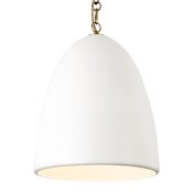 Alora Lighting Grant 14" Wide Pendant Antique White