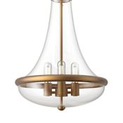 Alora Lighting Marcel 21" Wide Multi Light Pendant Aged Gold